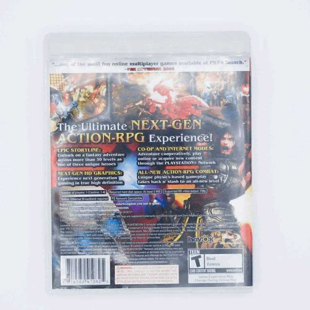 PS3 Untold Legends: Dark Kingdom (Tested) - Picture 2 of 3